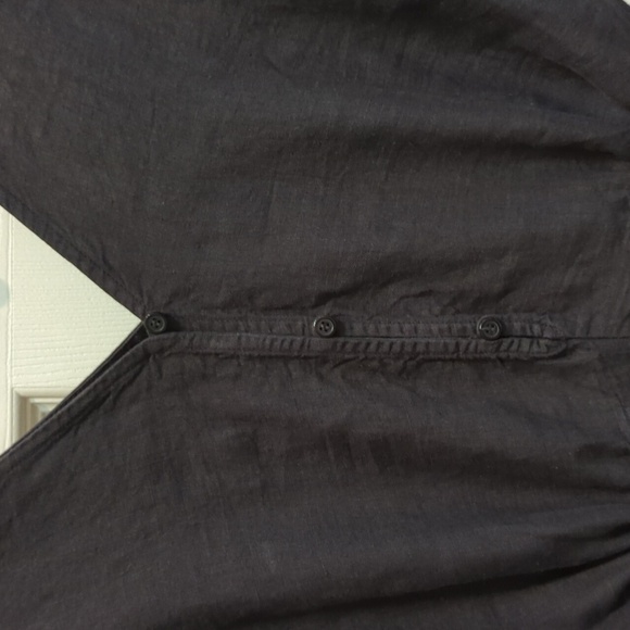 Cloth & Stone Women's Black Linen Deep V Jumpsuit Size XS - Picture 3 of 16